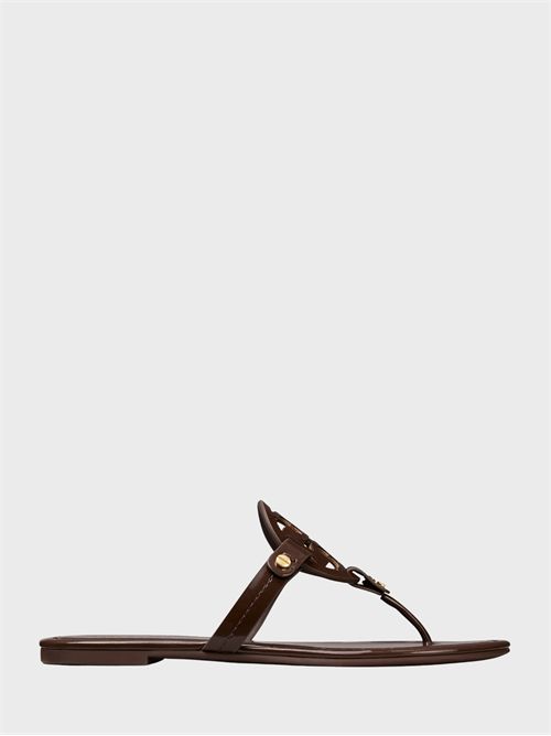 Miller sandal in patent leather with logo detail TORY BURCH | 50008647212